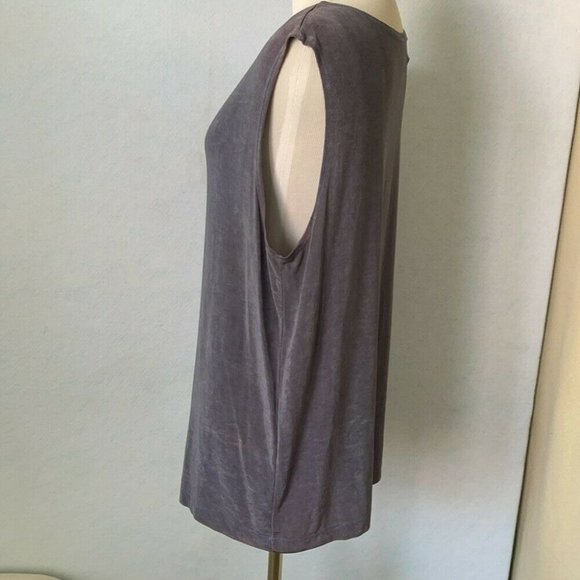 Slinky Brand Periwinkle Stretch Cami Tank Top - Picture 8 of 11